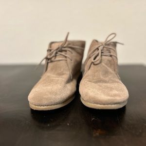 Franco sarto booties. Tan. Size 8